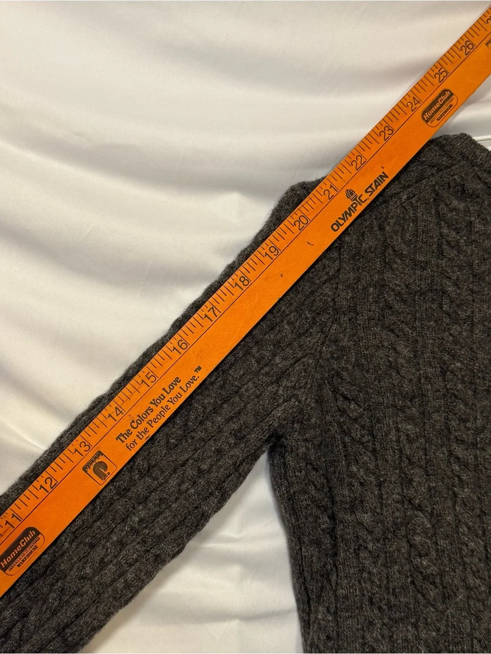 J. Crew Charcoal Cable-Knit Button Cardigan